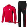Bayern München Quarter Zip Training Huppari 2022 Punainen - Lasten